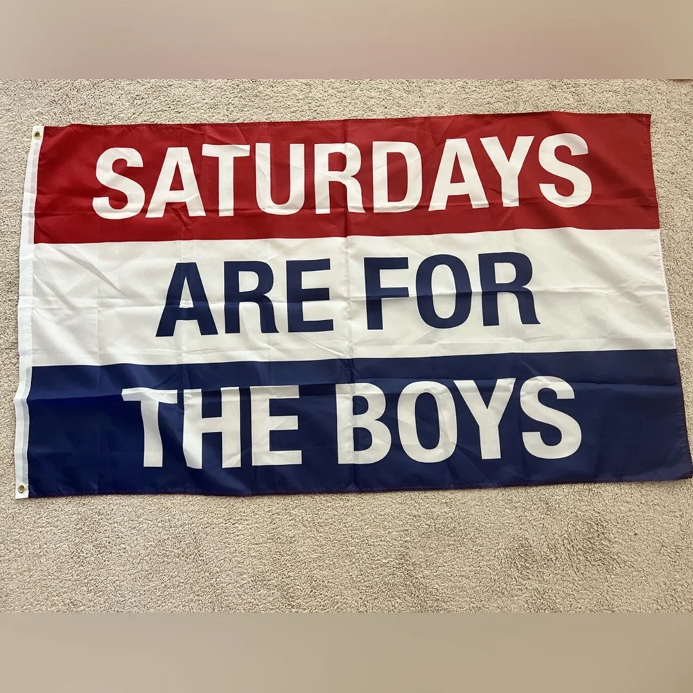 Wall hanging -‎ Saturdays are for the boys